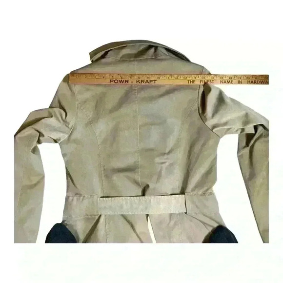 DKNY Donna Karan New York Size S Tan trench BEAUTIFUL coat - Picture 4 of 10